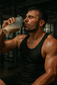 o whey se toma antes ou depois do treino​