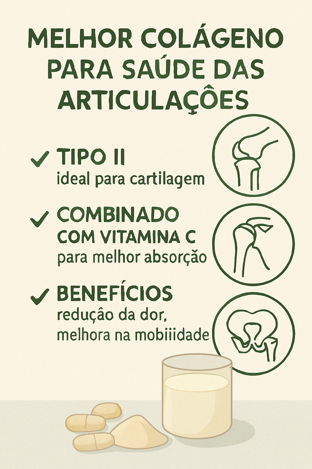 qual o melhor colageno para articulação