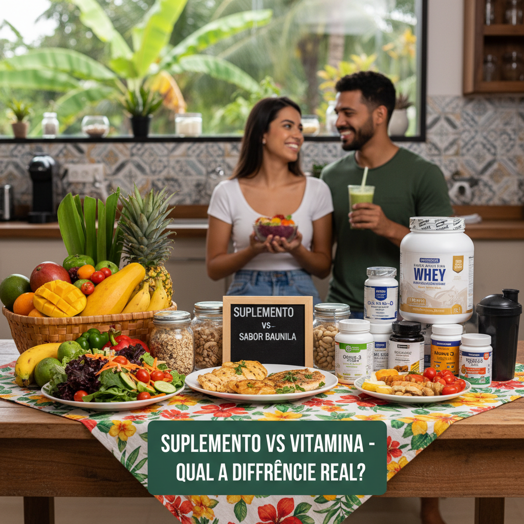 Suplemento vs vitamina qual a diferença
