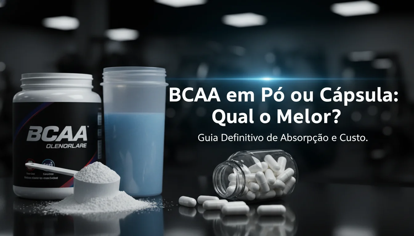 bcaa em pó ou cápsula qual o melhor - Imagem de destaque: BCAA em Pó ou Cápsula: Qual o Melhor? Guia Definitivo de Absorção e Custo