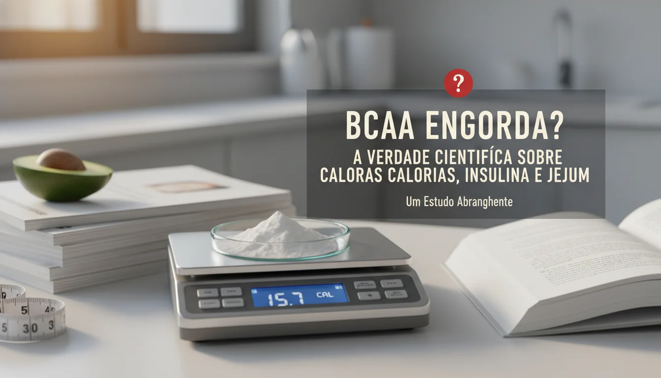 bcaa engorda - Imagem de destaque: BCAA Engorda? A Verdade Científica Sobre Calorias, Insulina e Jejum