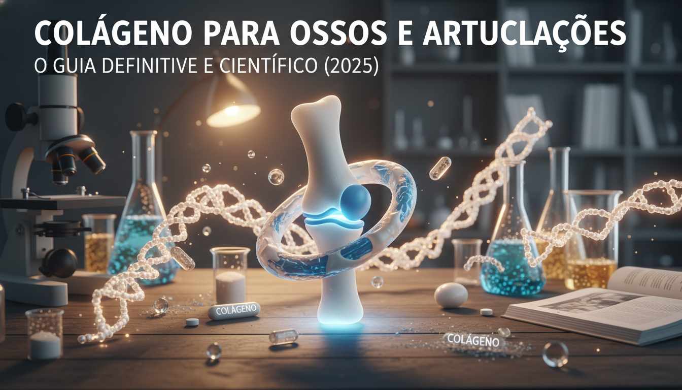 Colágeno para Ossos e Articulações - Imagem de destaque: Colágeno para Ossos e Articulações: O Guia Definitivo e Científico (2025)
