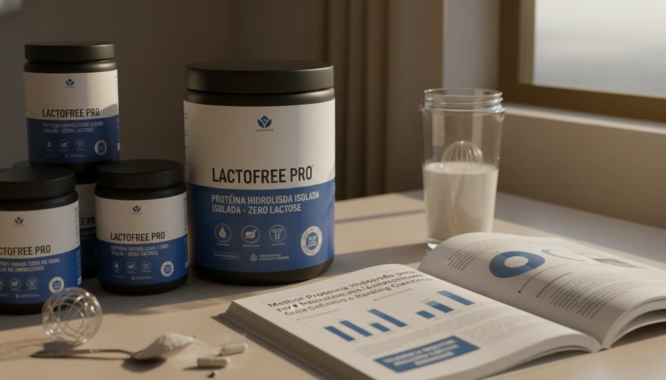 melhor proteina hidrolisada para intolerancia a lactose - Imagem de destaque: Melhor Proteína Hidrolisada para Intolerância à Lactose: Guia Definitivo e Ranking Científico