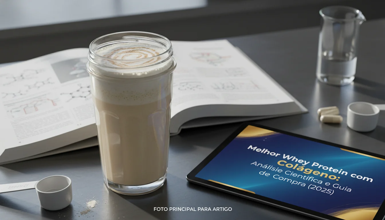 melhor whey protein com colágeno - Imagem de destaque: Melhor Whey Protein com Colágeno: Análise Científica e Guia de Compra (2025)