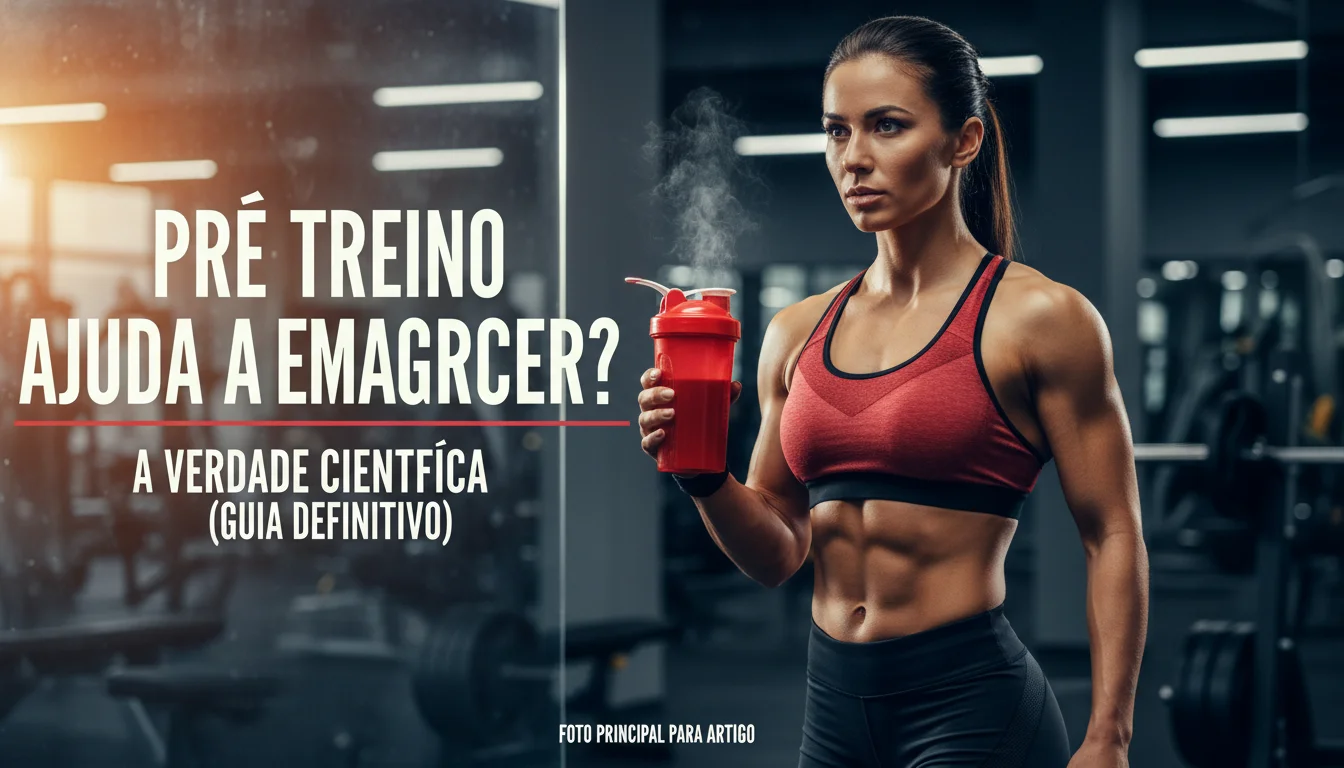 pré treino ajuda a emagrecer - Imagem de destaque: Pré Treino Ajuda a Emagrecer? A Verdade Científica (Guia Definitivo)