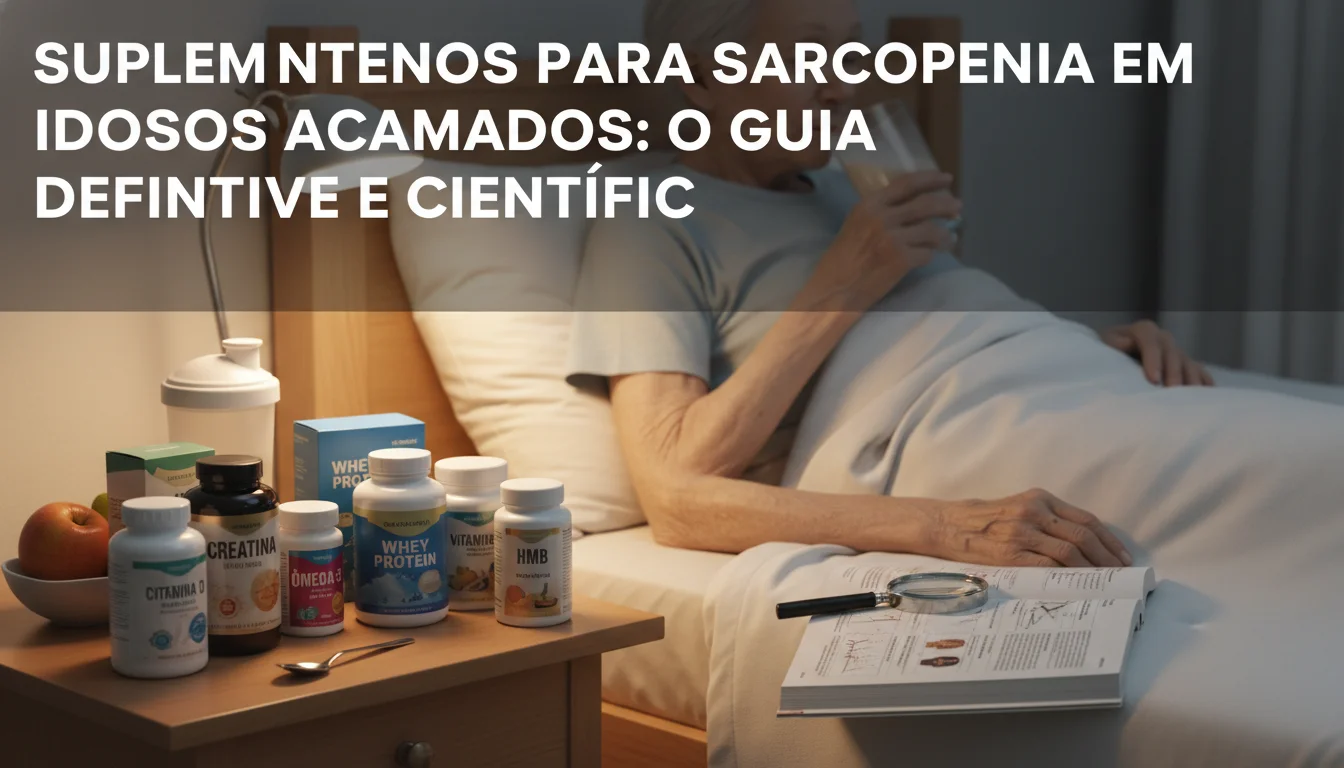 suplementos para sarcopenia em idosos acamados - Imagem de destaque: Suplementos para Sarcopenia em Idosos Acamados: O Guia Definitivo e Científico