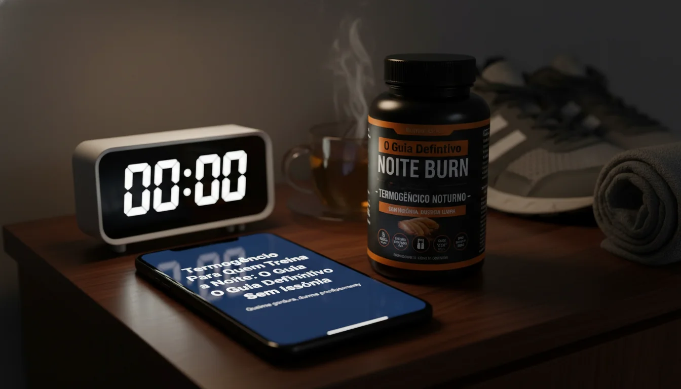 termogenico para quem treina a noite - Imagem de destaque: Termogênico Para Quem Treina a Noite: O Guia Definitivo Sem Insônia