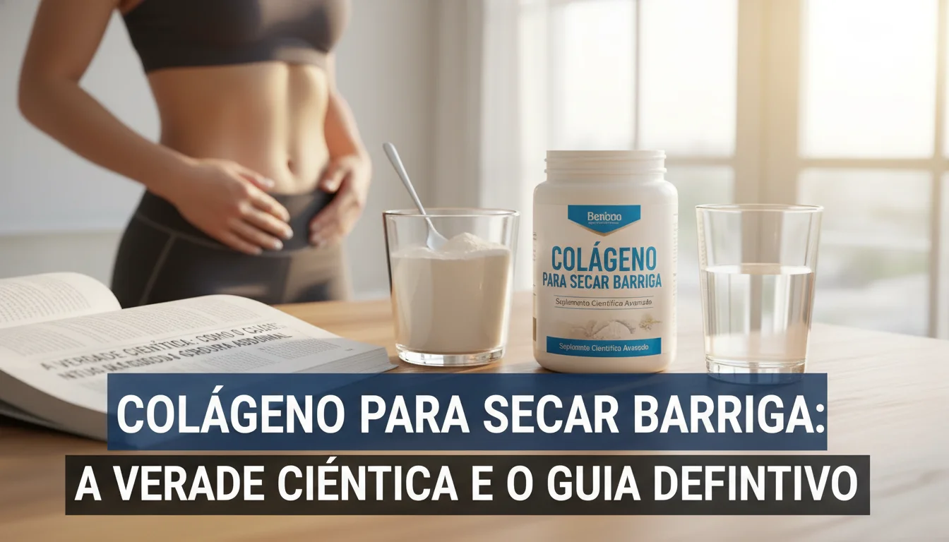 colágeno para secar barriga - Imagem de destaque: Colágeno para Secar Barriga: A Verdade Científica e o Guia Definitivo