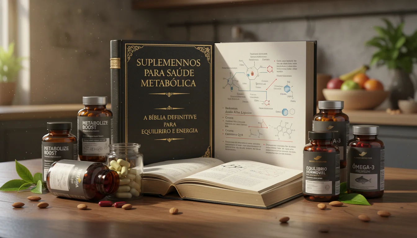suplementos para saúde metabólica - Imagem de destaque: Suplementos para Saúde Metabólica: A Bíblia Definitiva para Equilíbrio e Energia