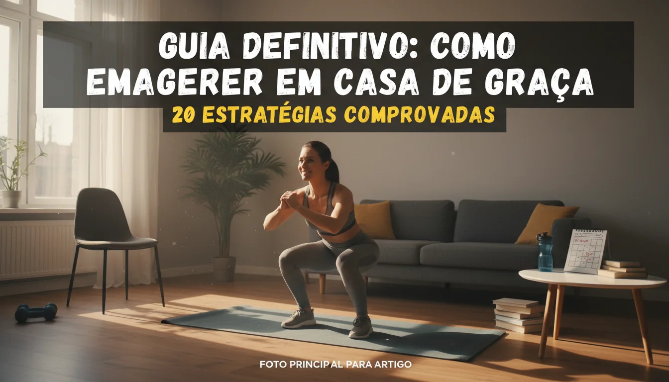 como emagrecer em casa de graça - Imagem de destaque: Guia Definitivo: Como Emagrecer em Casa de Graça (20 Estratégias Comprovadas)