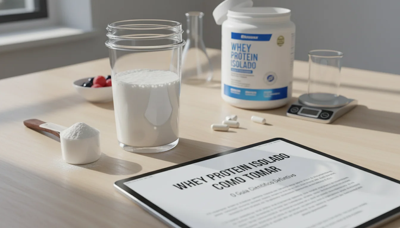 whey protein isolado como tomar - Imagem de destaque: Whey Protein Isolado Como Tomar: O Guia Científico Definitivo