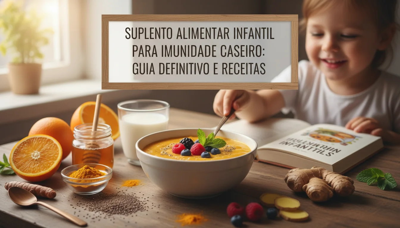 suplemento alimentar infantil para imunidade caseiro - Imagem de destaque: Suplemento Alimentar Infantil para Imunidade Caseiro: Guia Definitivo e Receitas