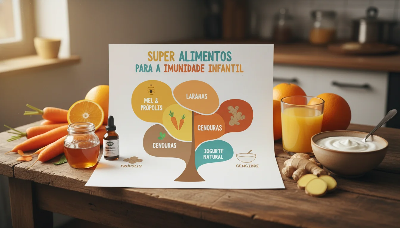 suplemento alimentar infantil para imunidade caseiro