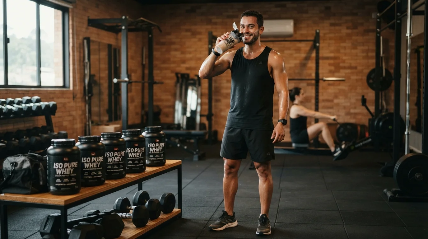 iso pure whey - Imagem de destaque: Iso Pure Whey: O Guia Definitivo Sobre o Isolado Proteico Premium para Hipertrofia e Desempenho