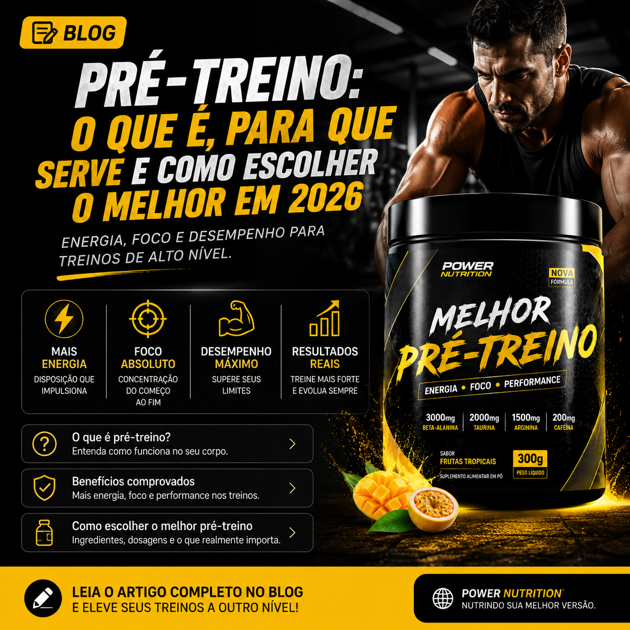 melhor pre treino 2026