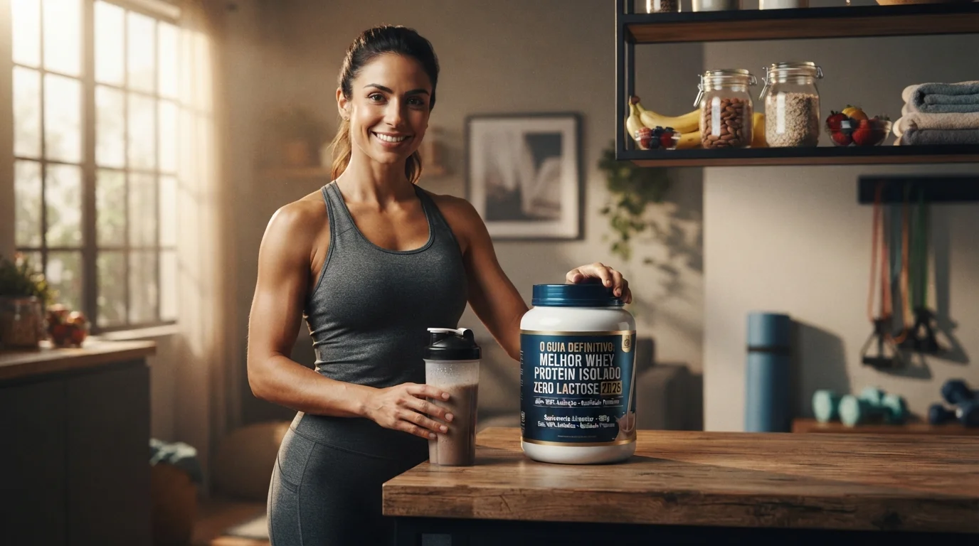 melhor whey protein isolado zero lactose 2026 - Imagem de destaque: O Guia Definitivo: Melhor Whey Protein Isolado Zero Lactose 2026
