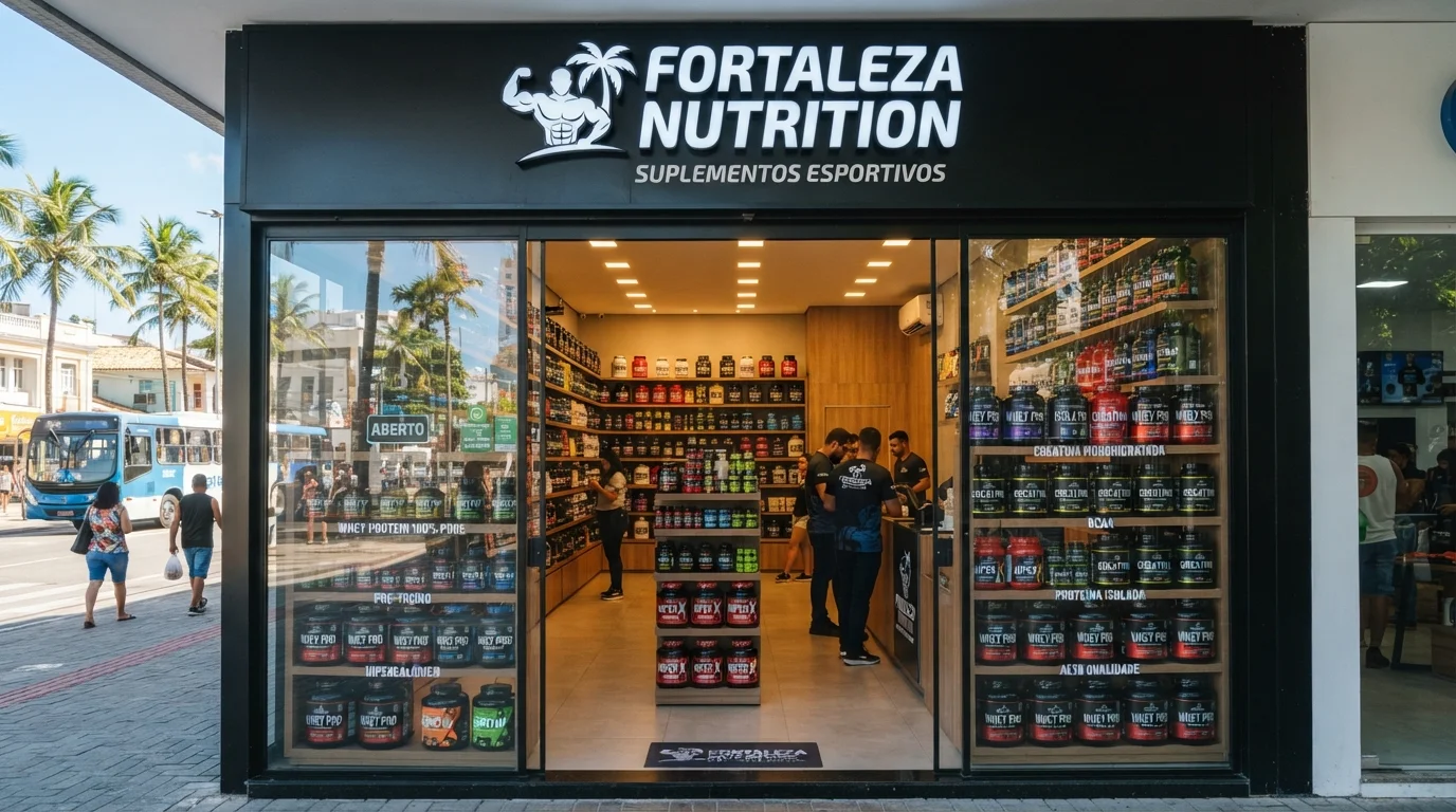 Loja de suplementos nutritionais na Avenida Bezerra de Menezes em Fortaleza CE