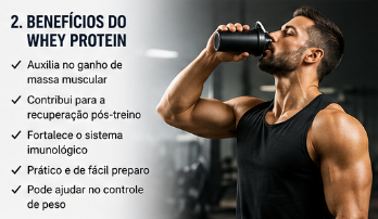 Para que serve whey protein: benefícios comprovados do suplemento