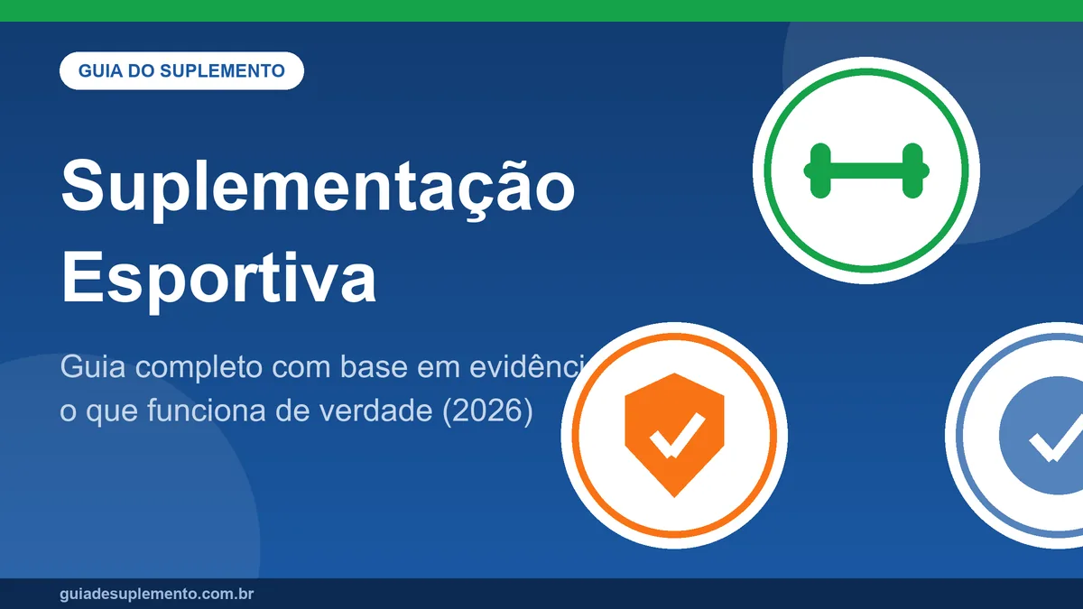 Suplementação esportiva com base em evidência: creatina, proteína, cafeína e o que a ciência comprova