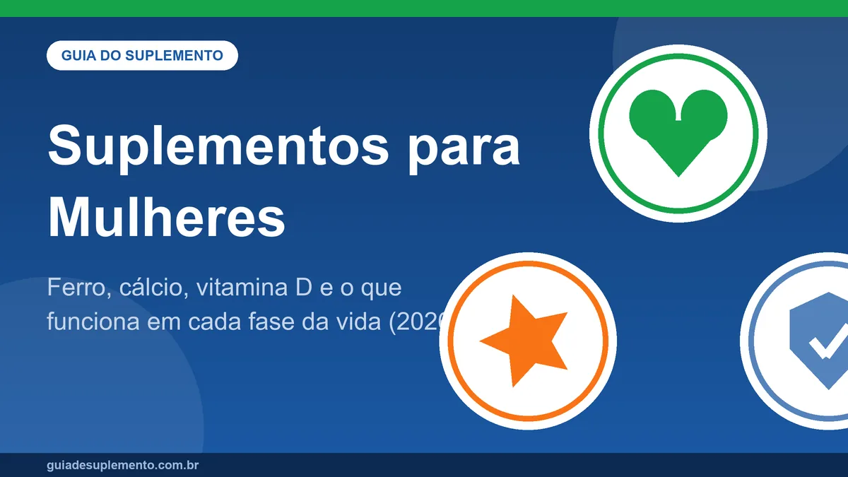 Suplementos para mulheres: ferro, cálcio, vitamina D e ácido fólico em cada fase da vida