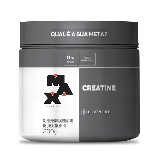Creatina monohidratada Max Titanium — 300 g (produto avulso)